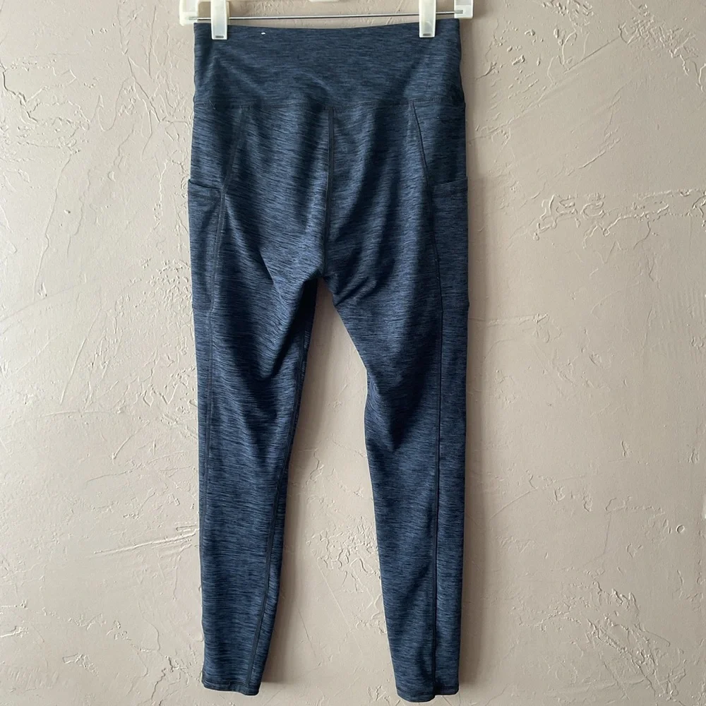 Maurices Blue Leggings with pockets - Picture 5 of 8